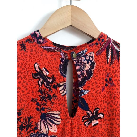 Free People Hear me Roar top in red Size small - Picture 6 of 9